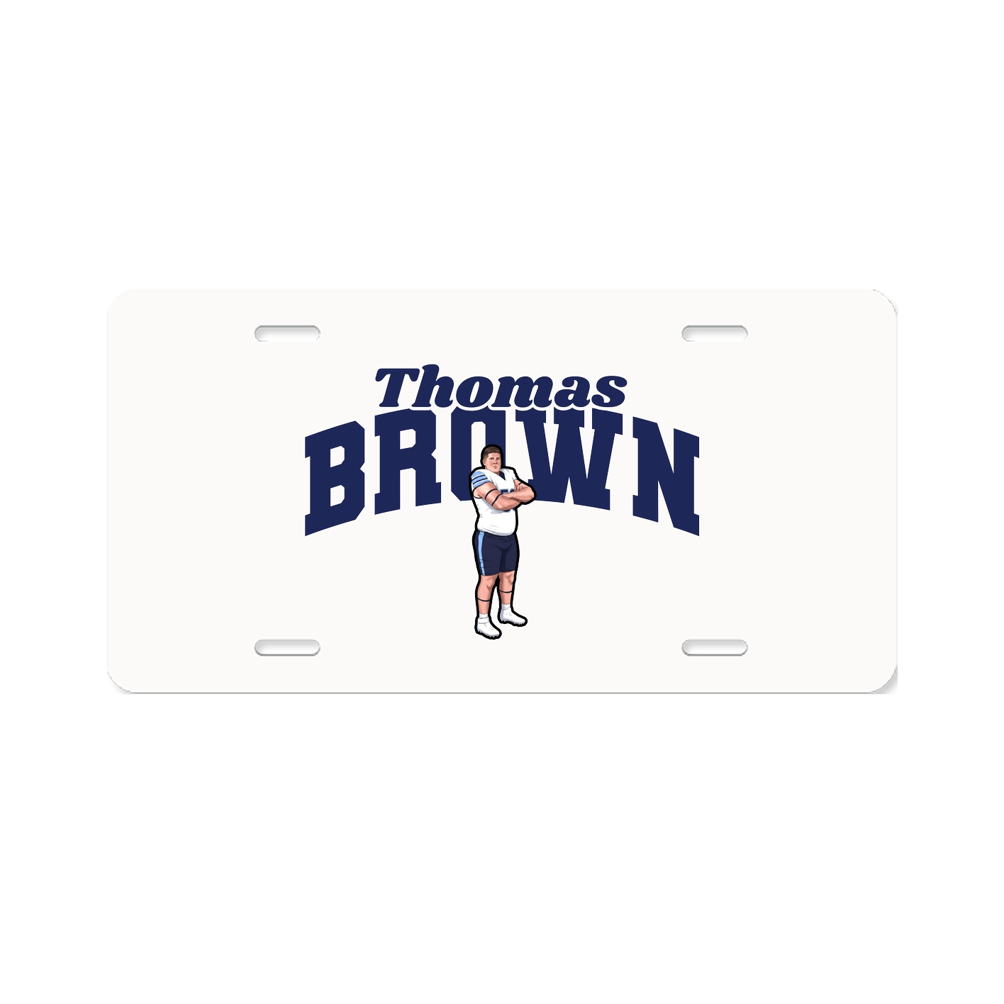 License Plate — Signature Arch in Classic