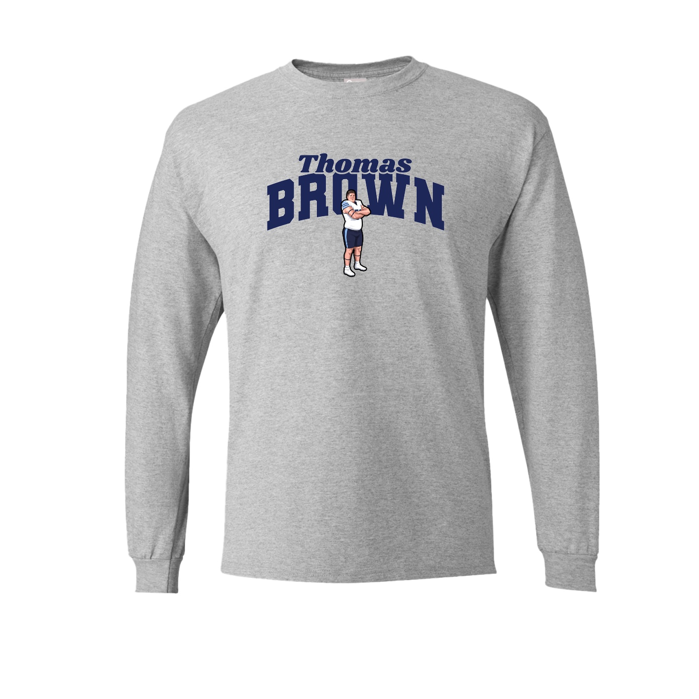 Long Sleeve Tee — Signature Arch in Grey