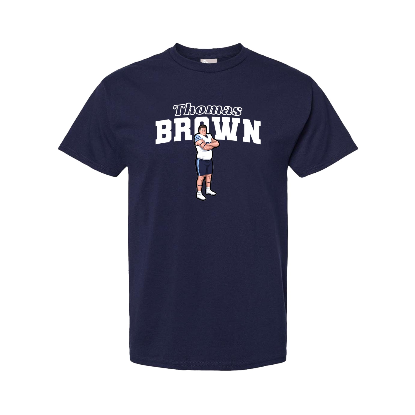 Tee — Name Arch in Navy