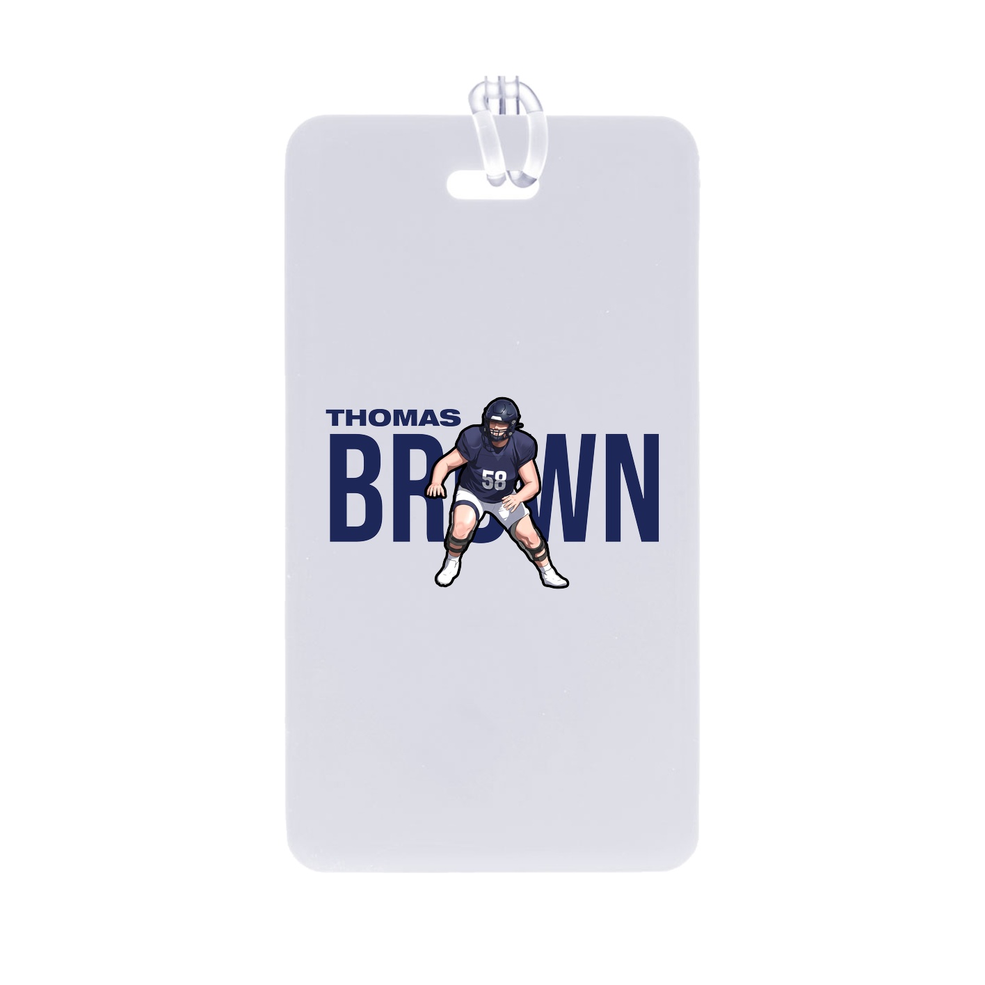 Bag Tag — Player Name in Classic