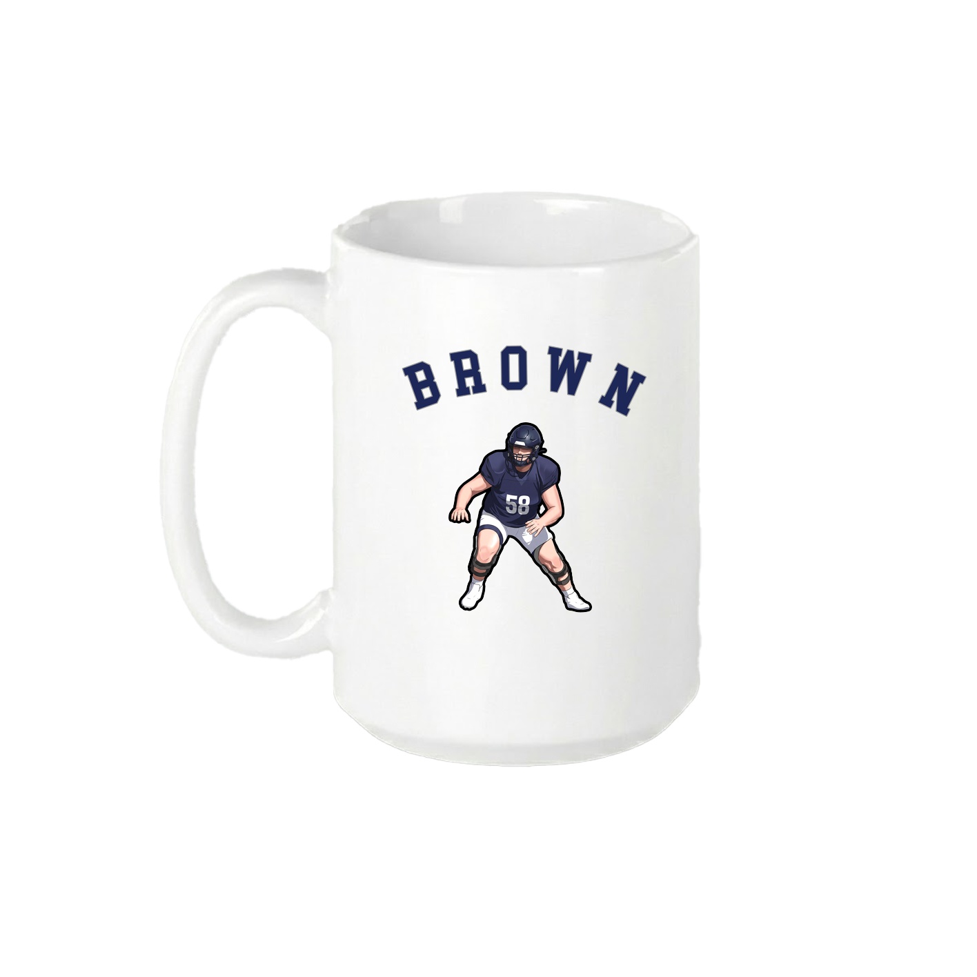 15oz Coffee Mug — Shirsey Arch in White