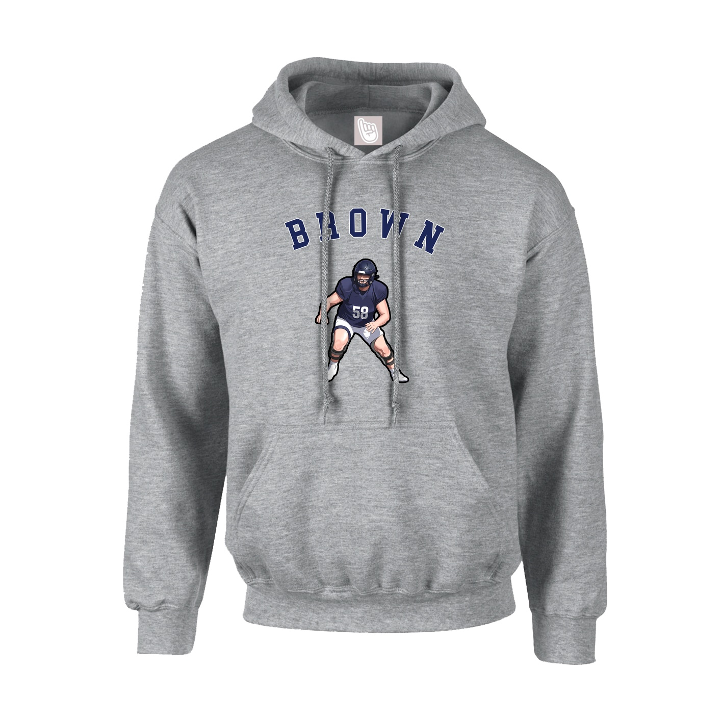 Youth Hoodie — Shirsey Arch in Grey