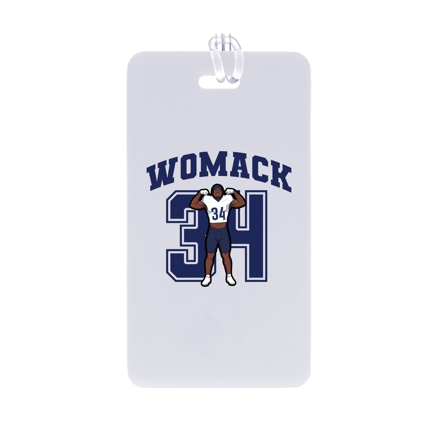 Bag Tag — Number in Classic