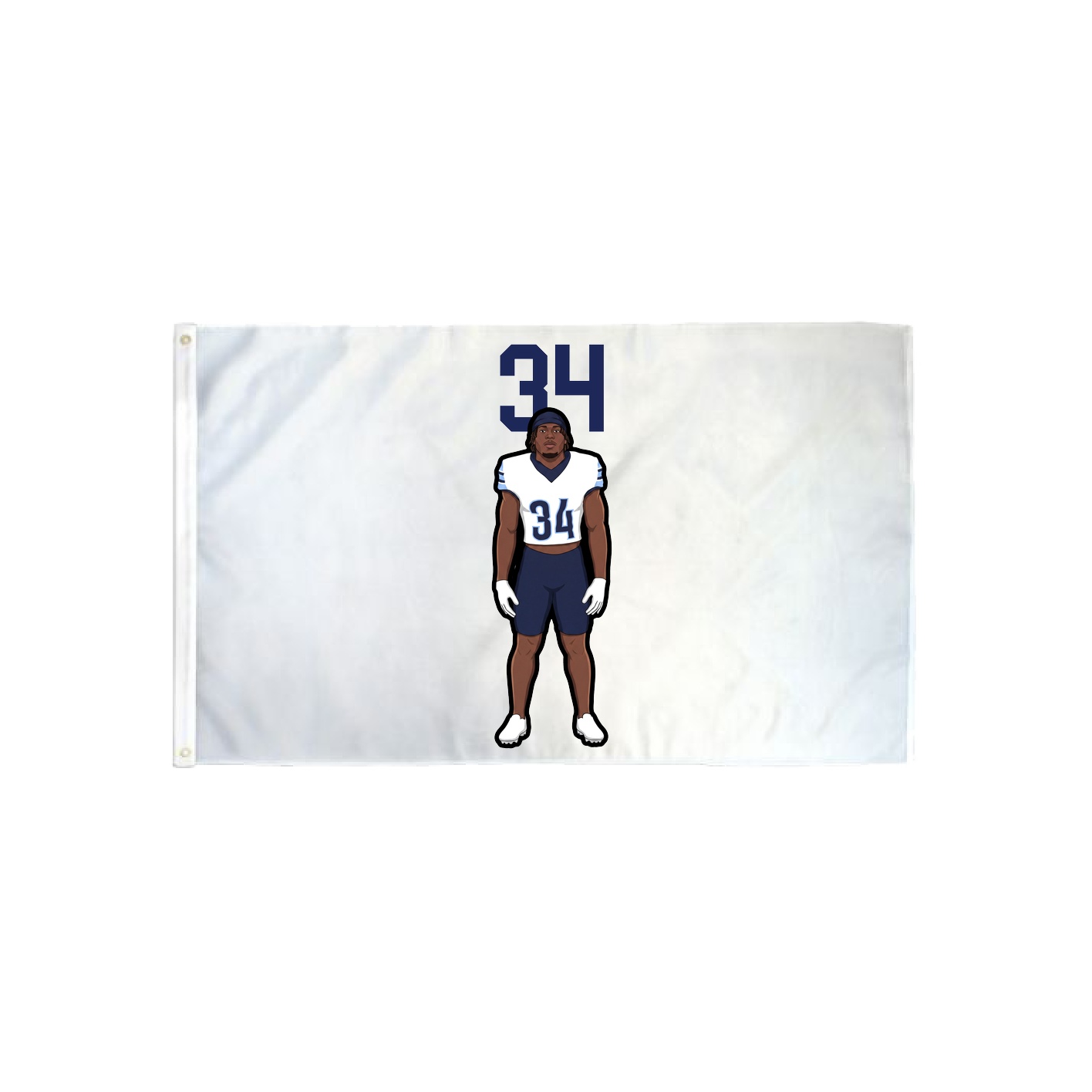 3x5 Flag — Number Top in Classic