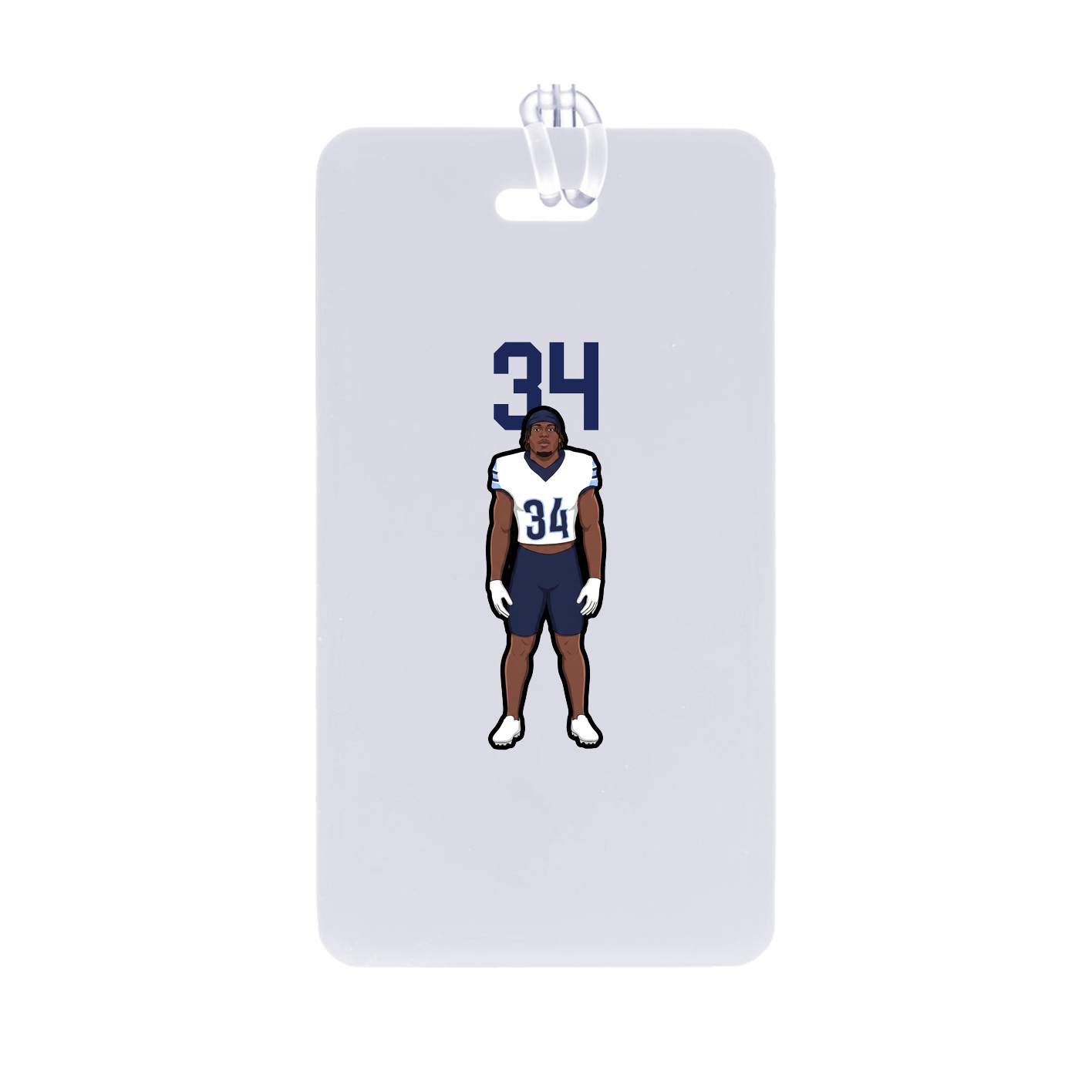 Bag Tag — Number Top in Classic