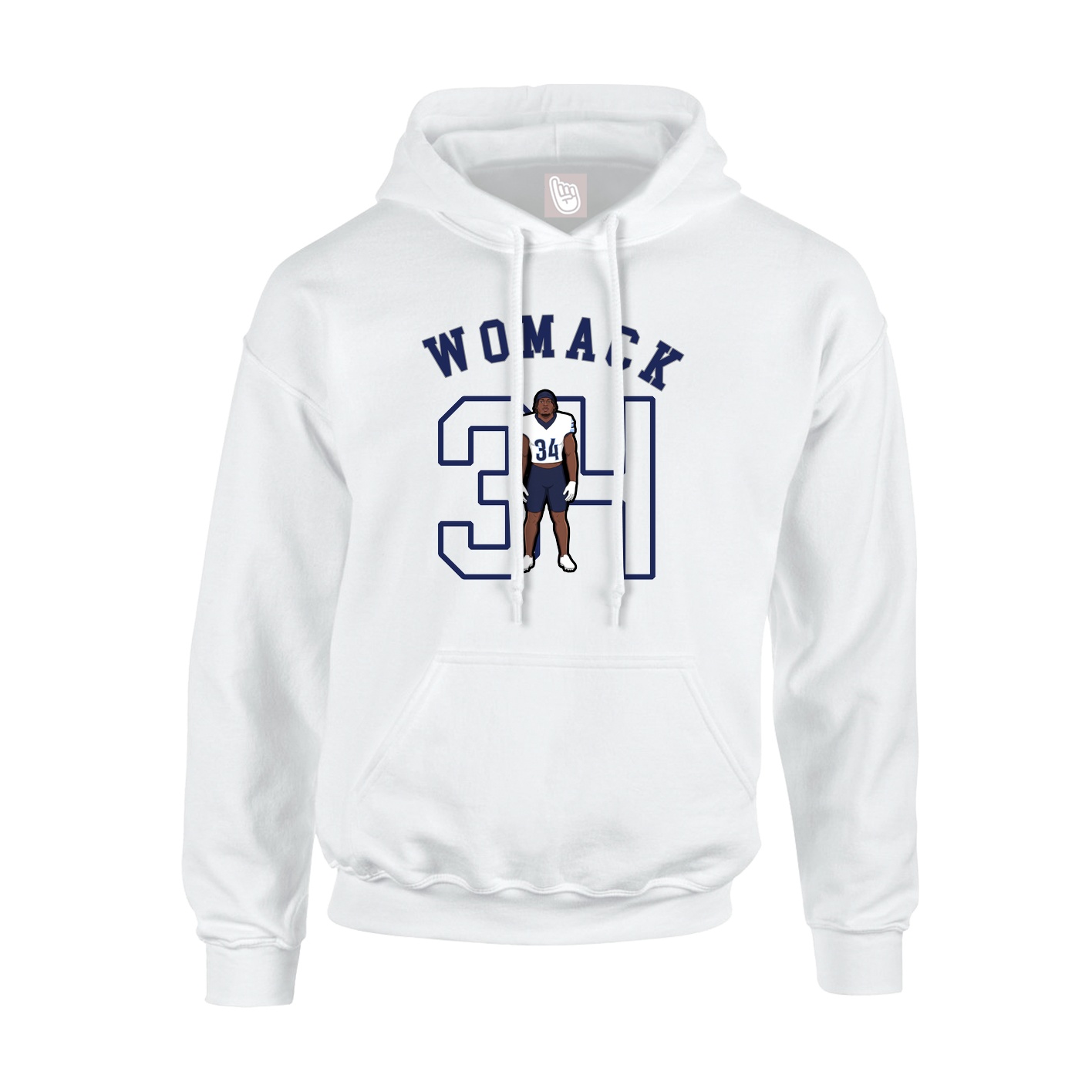Youth Hoodie — Shirsey Arch in White