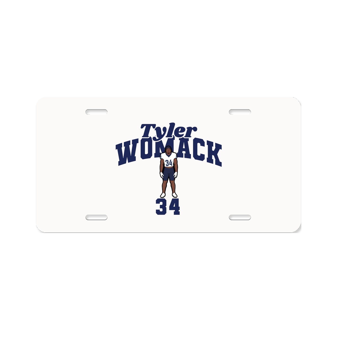 License Plate — Signature Arch in Classic