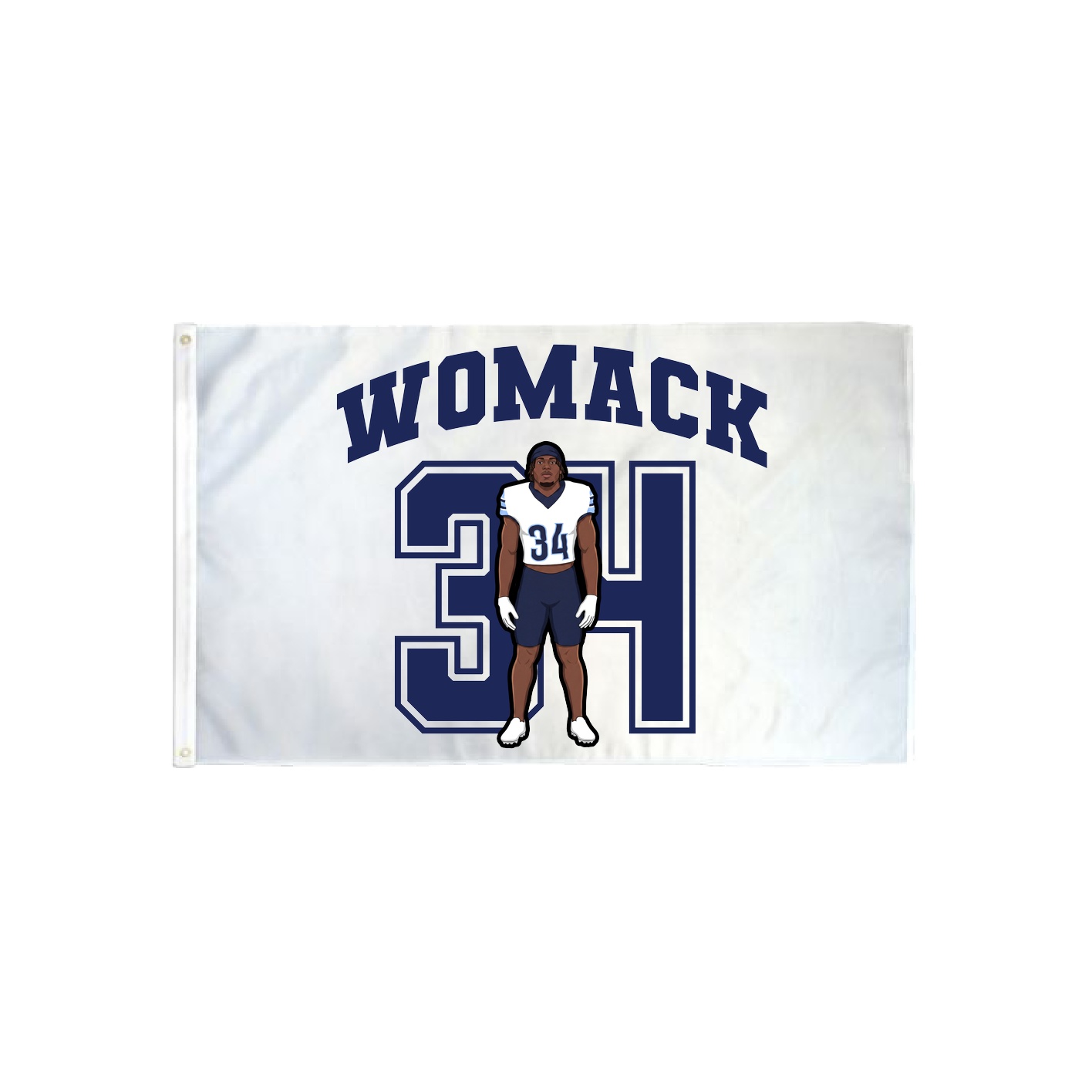 3x5 Flag — Number in Classic