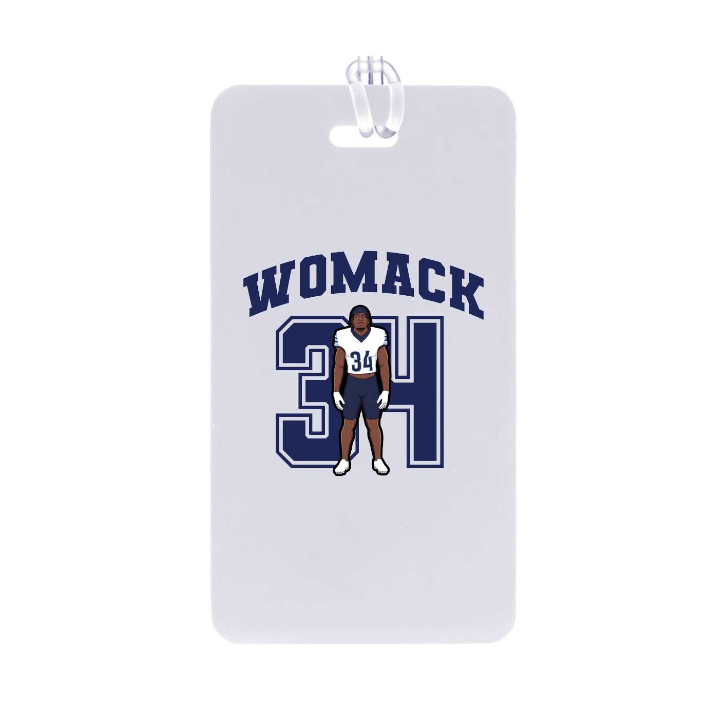 Bag Tag — Number in Classic