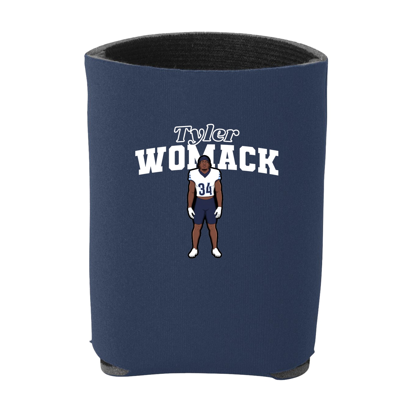 Can Holder — Name Arch in Navy