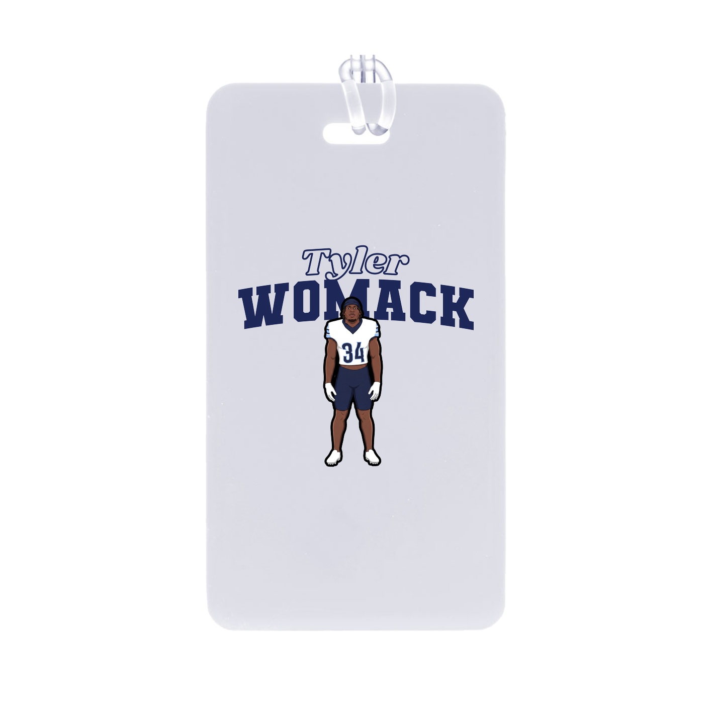 Bag Tag — Name Arch in Classic