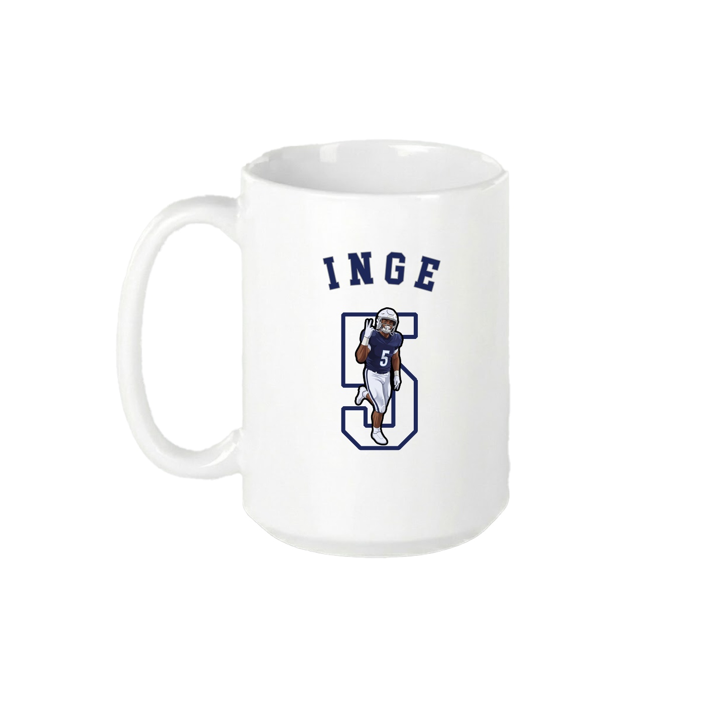 15oz Coffee Mug — Shirsey Arch in White