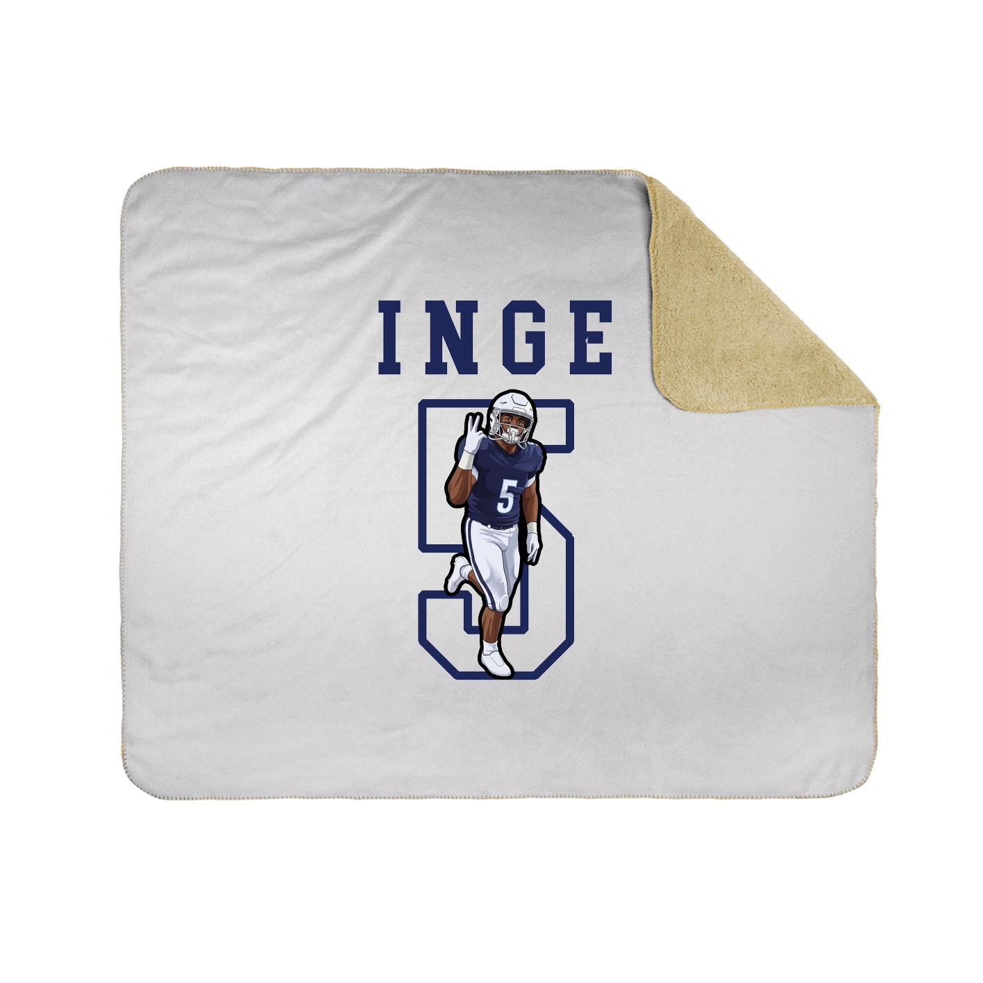 Throw Blanket — Shirsey in White