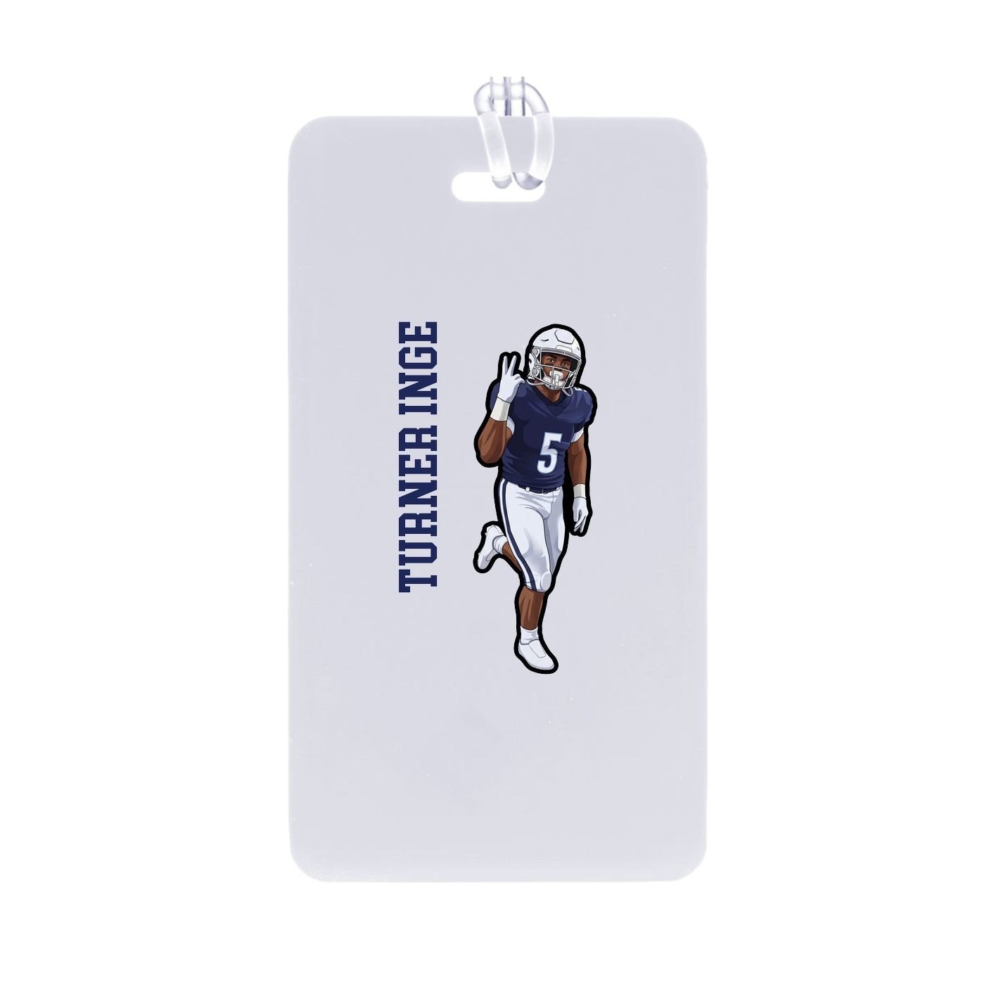 Bag Tag — Name Vertical in Classic