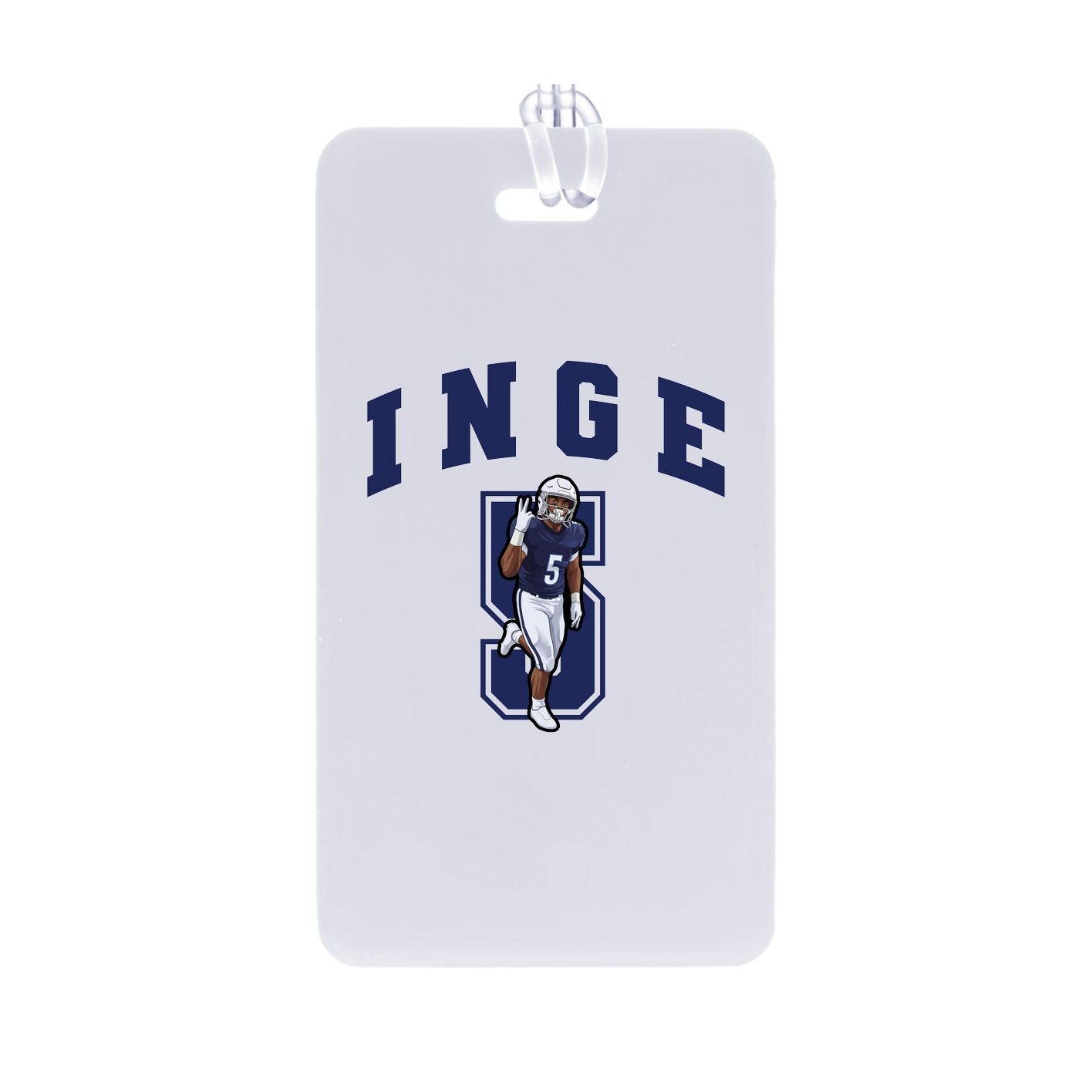 Bag Tag — Number in Classic