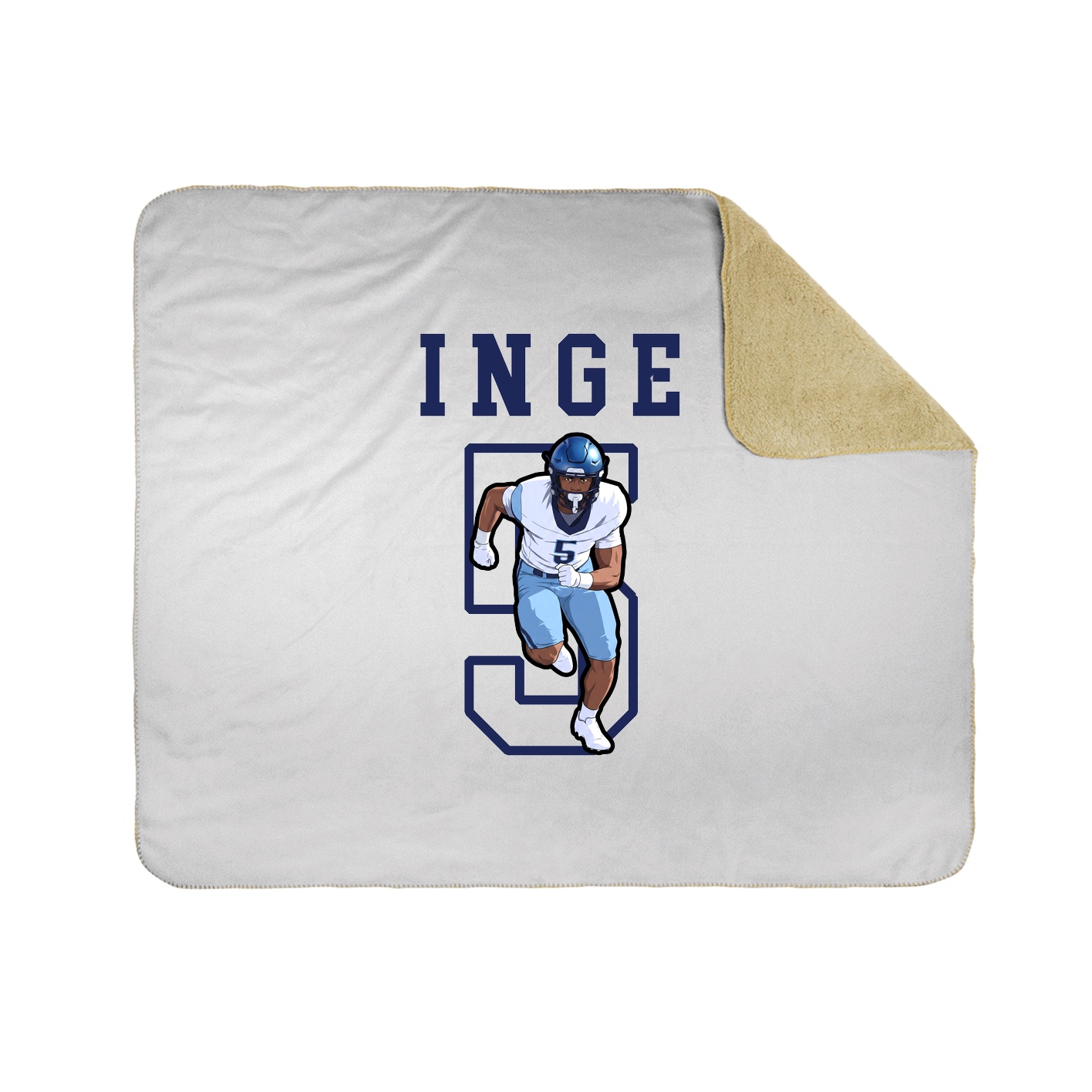 Throw Blanket — Shirsey in White