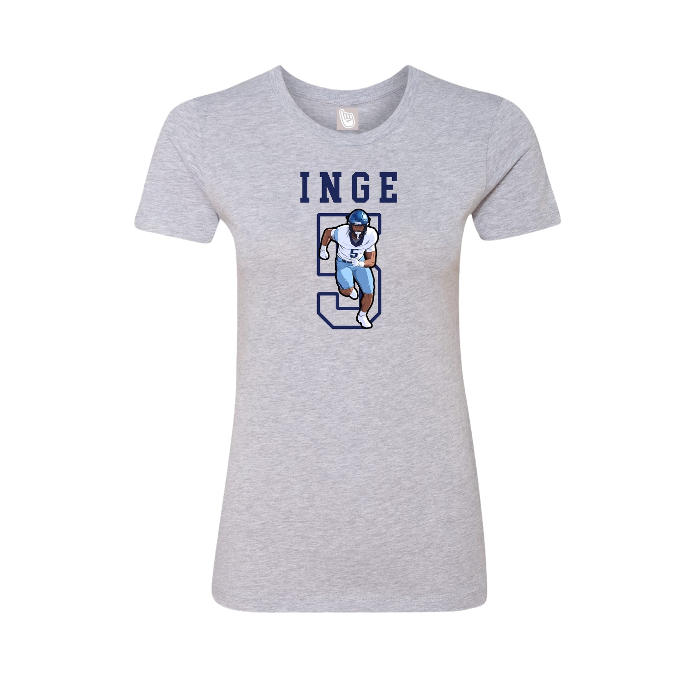 Fitted Women's Tee — Shirsey in Grey