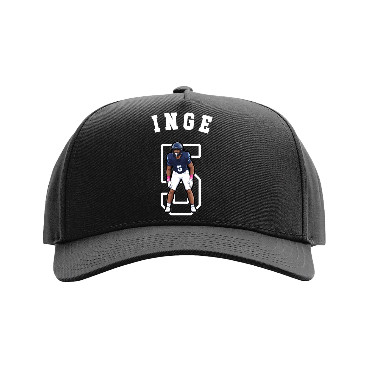 Full Fabric Five-Panel Champ Cap