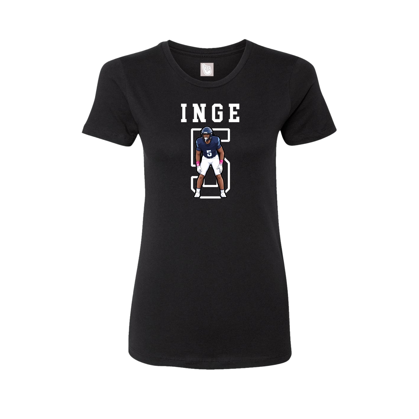 Fitted Women's Tee — Shirsey in Black