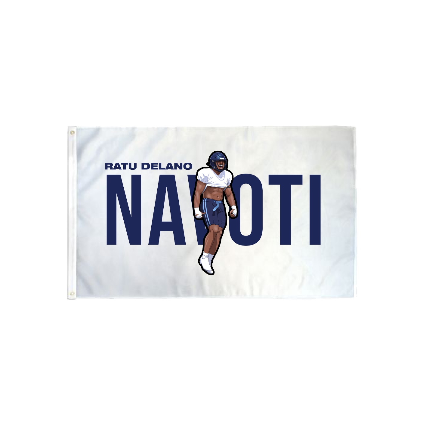 3x5 Flag — Player Name in Classic