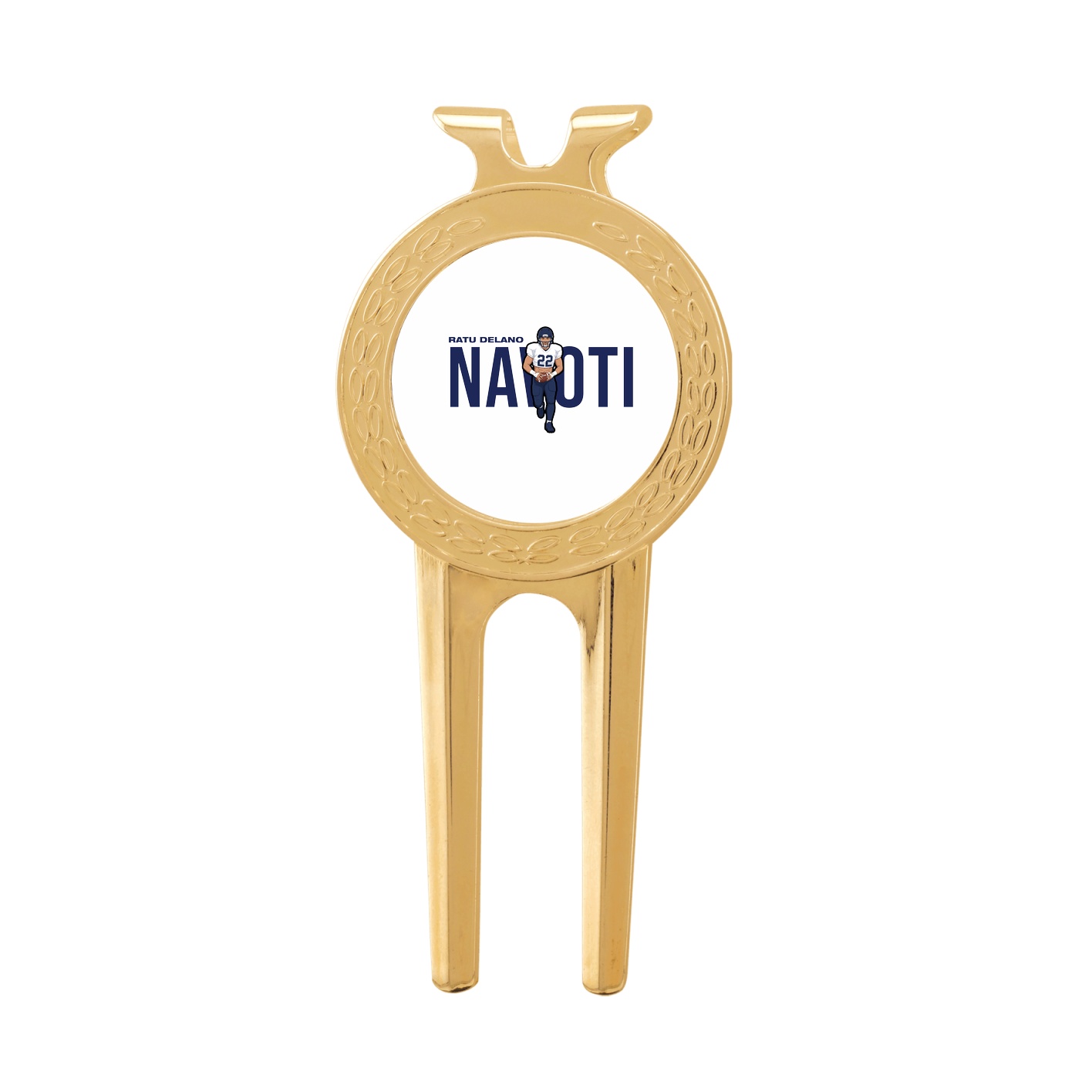 Divot Tool with Ball Marker — Player Name in Classic