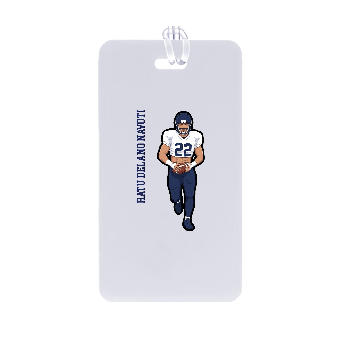 Bag Tag — Name Vertical in Classic