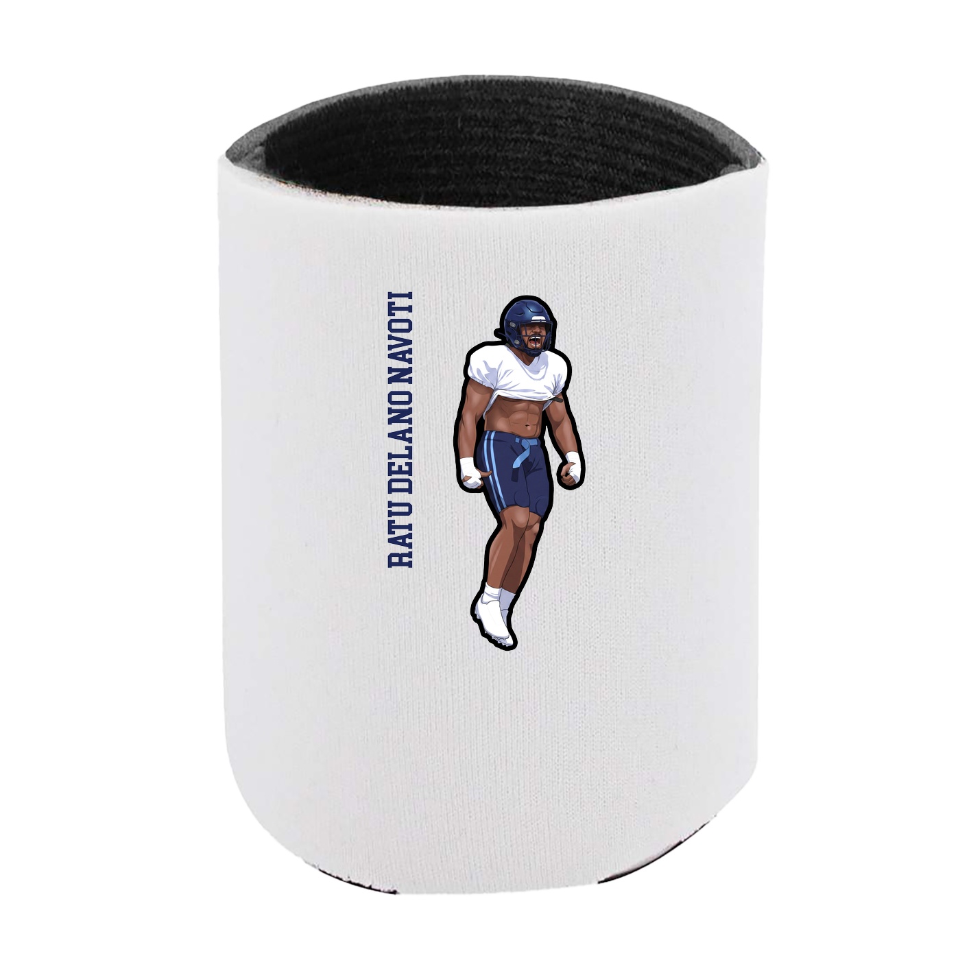 Can Holder — Name Vertical in White