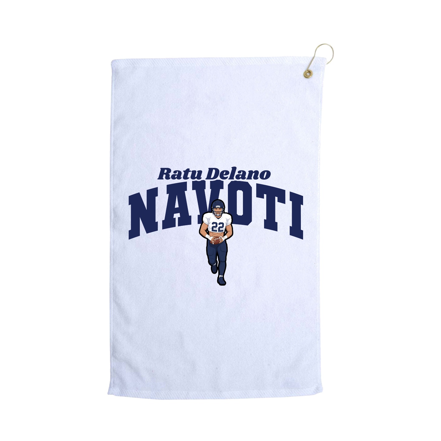 Golf Towel — Signature Arch in White