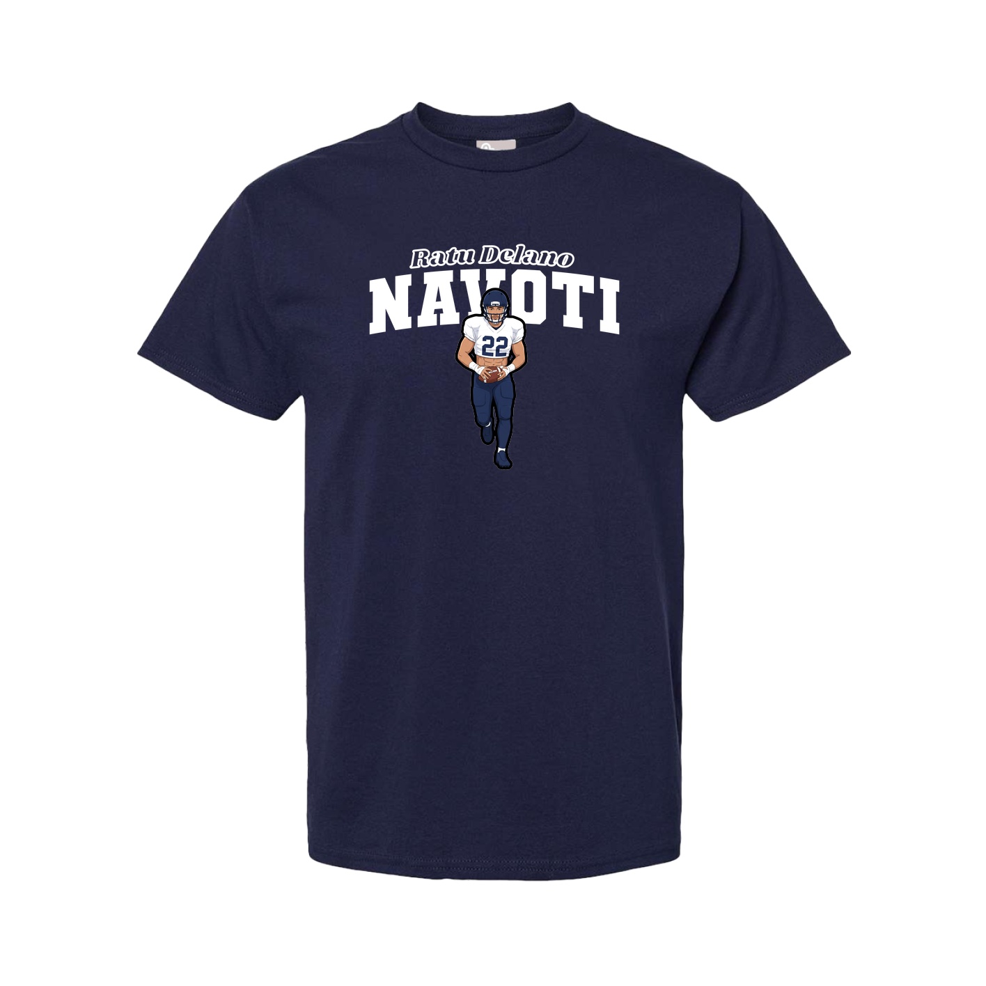Youth Tee — Name Arch in Navy