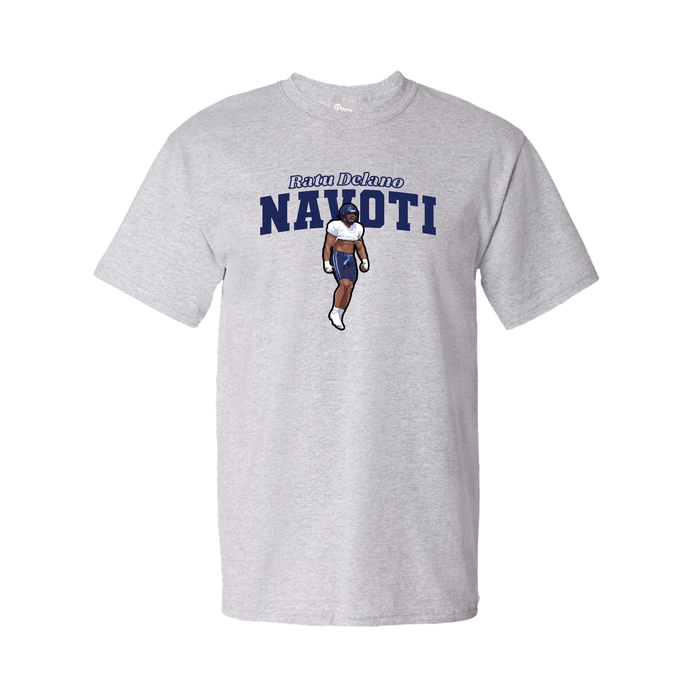 Youth Tee — Name Arch in Grey