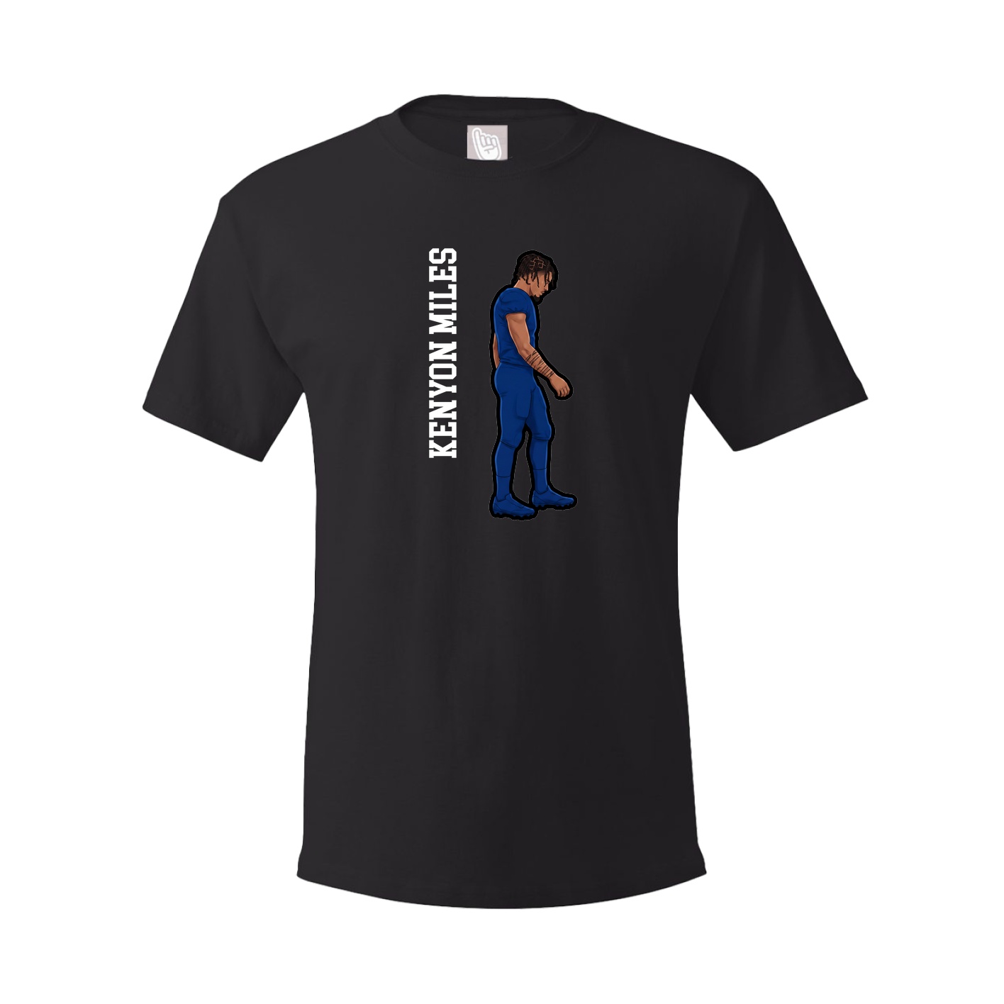 Tee — Name Vertical in Black