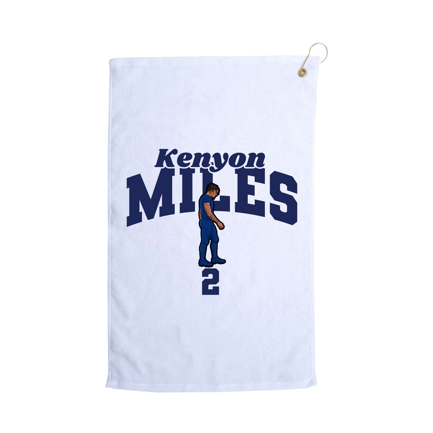 Golf Towel — Signature Arch in White