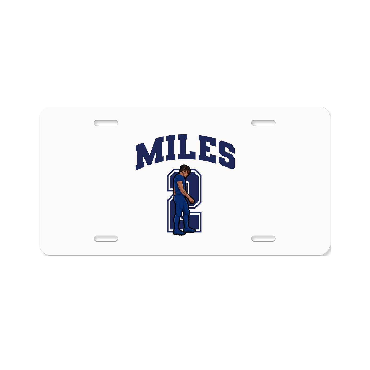 License Plate — Number in Classic
