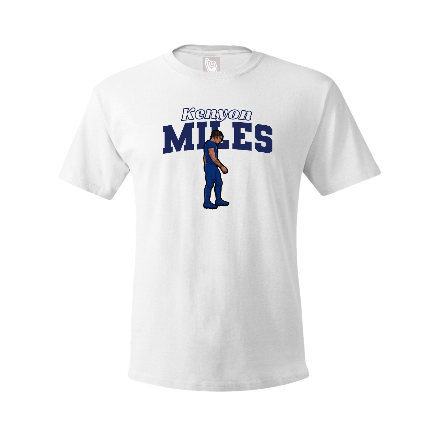 Youth Tee — Name Arch in White