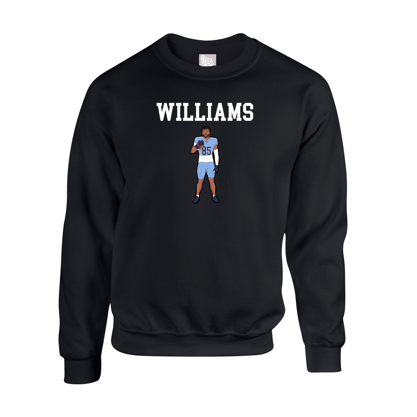 Fleece Crew — Shirsey in Black