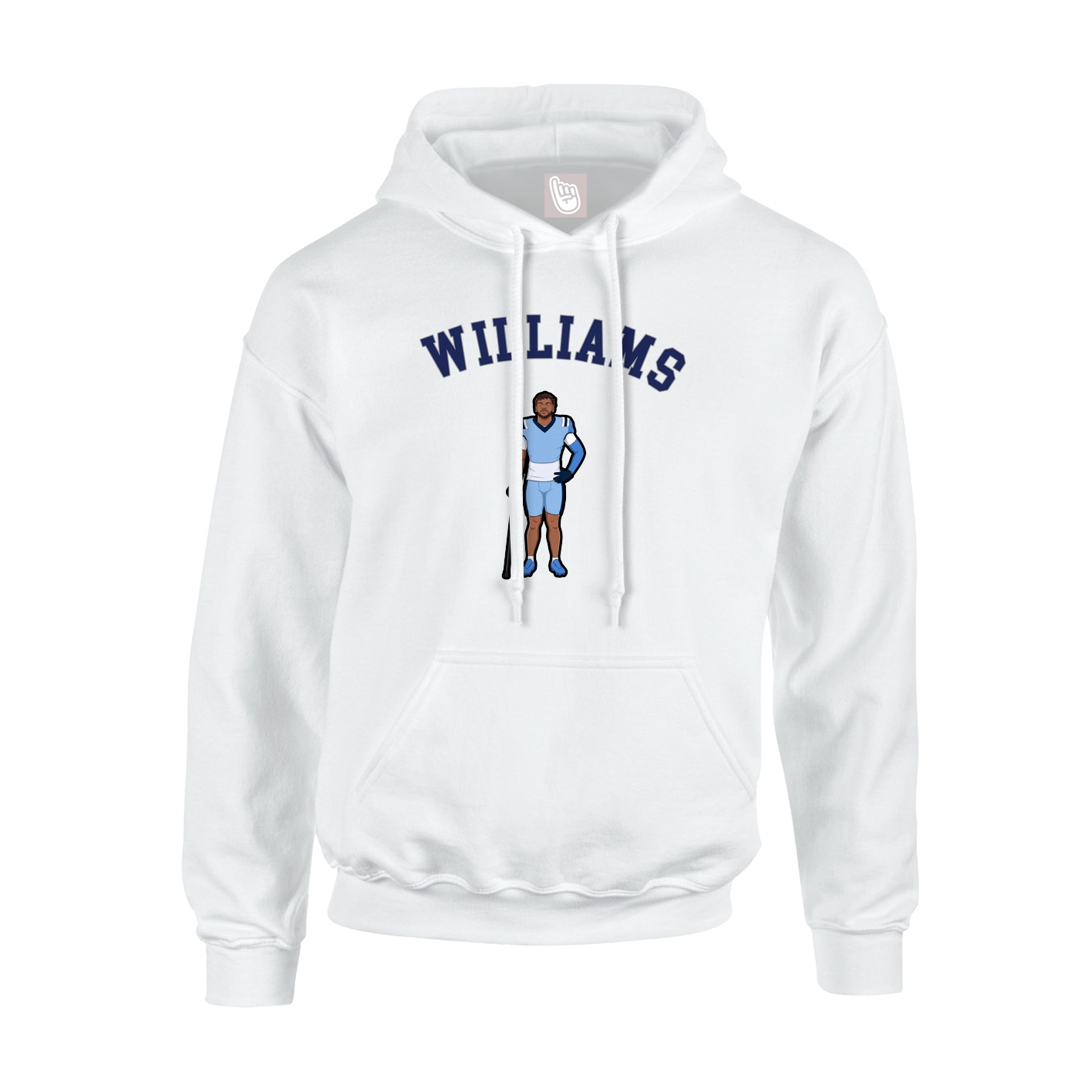 Hoodie — Shirsey Arch in White