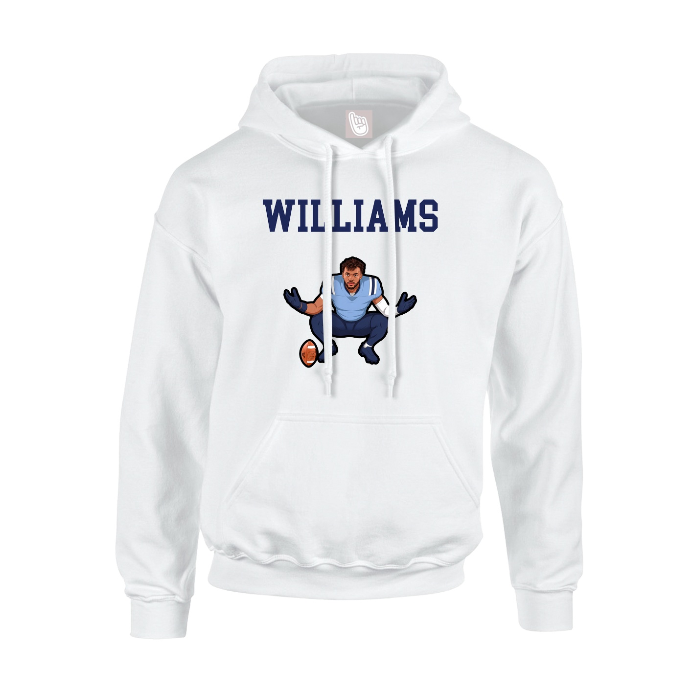 Hoodie — Shirsey in White
