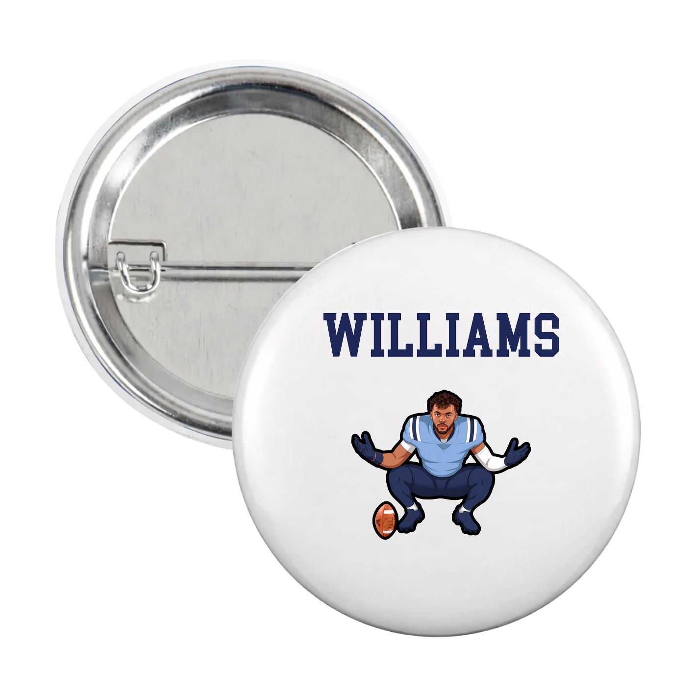 Game Day Button — Shirsey in White