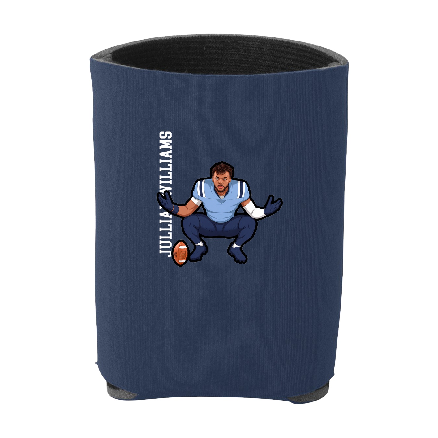 Can Holder — Name Vertical in Navy
