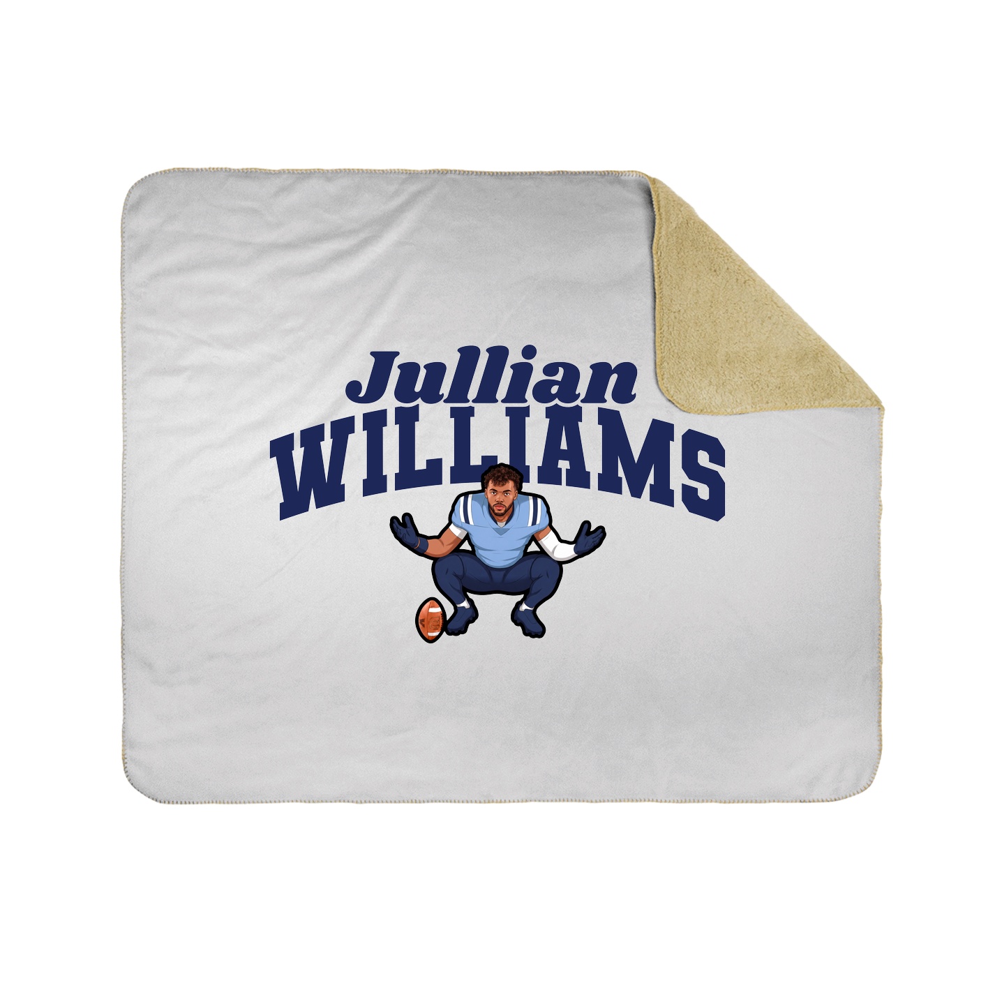 Throw Blanket — Signature Arch in White