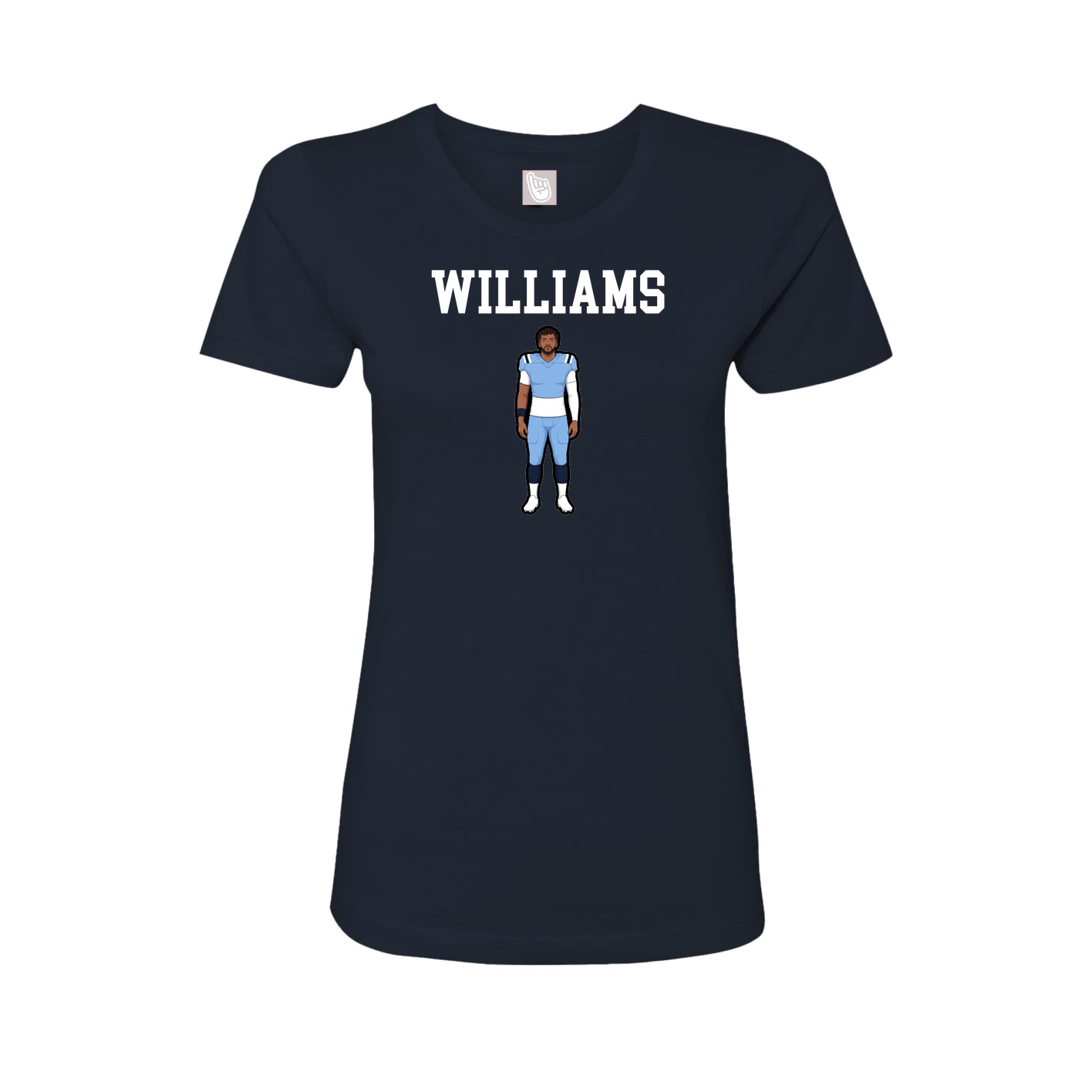 Fitted Women's Tee — Shirsey in Navy