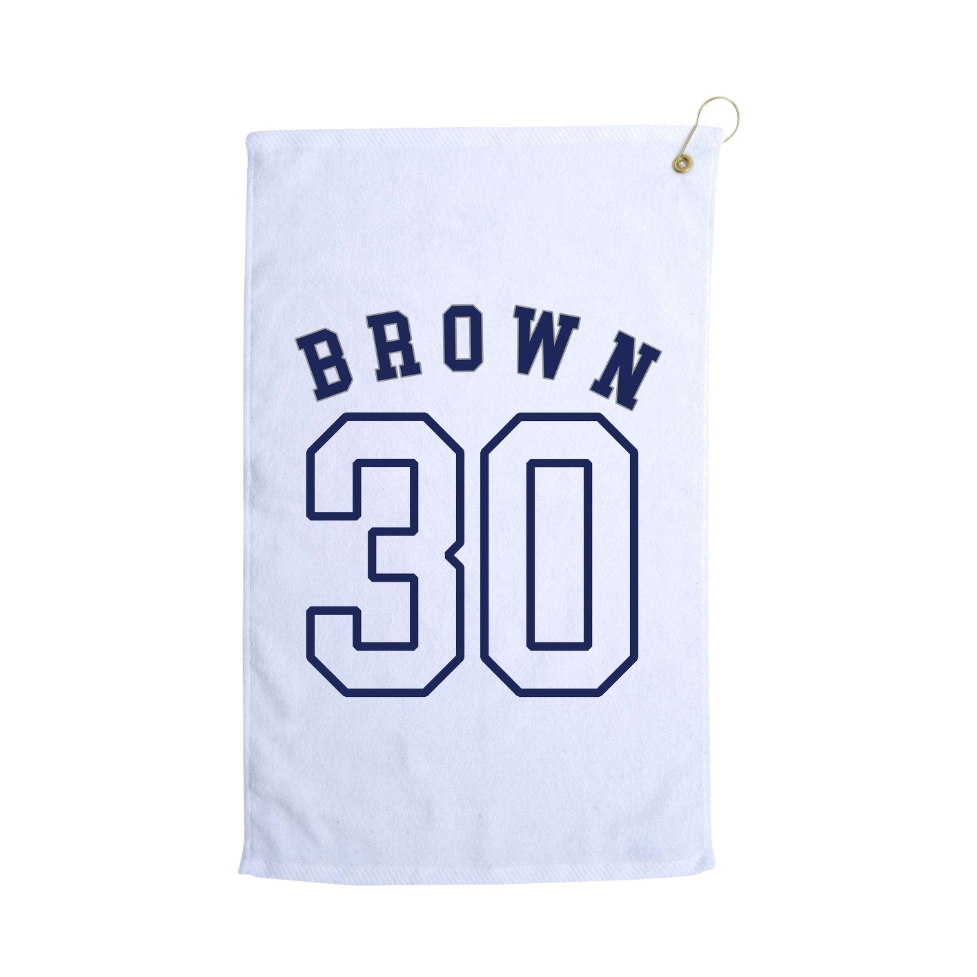 Golf Towel — Shirsey Arch in White