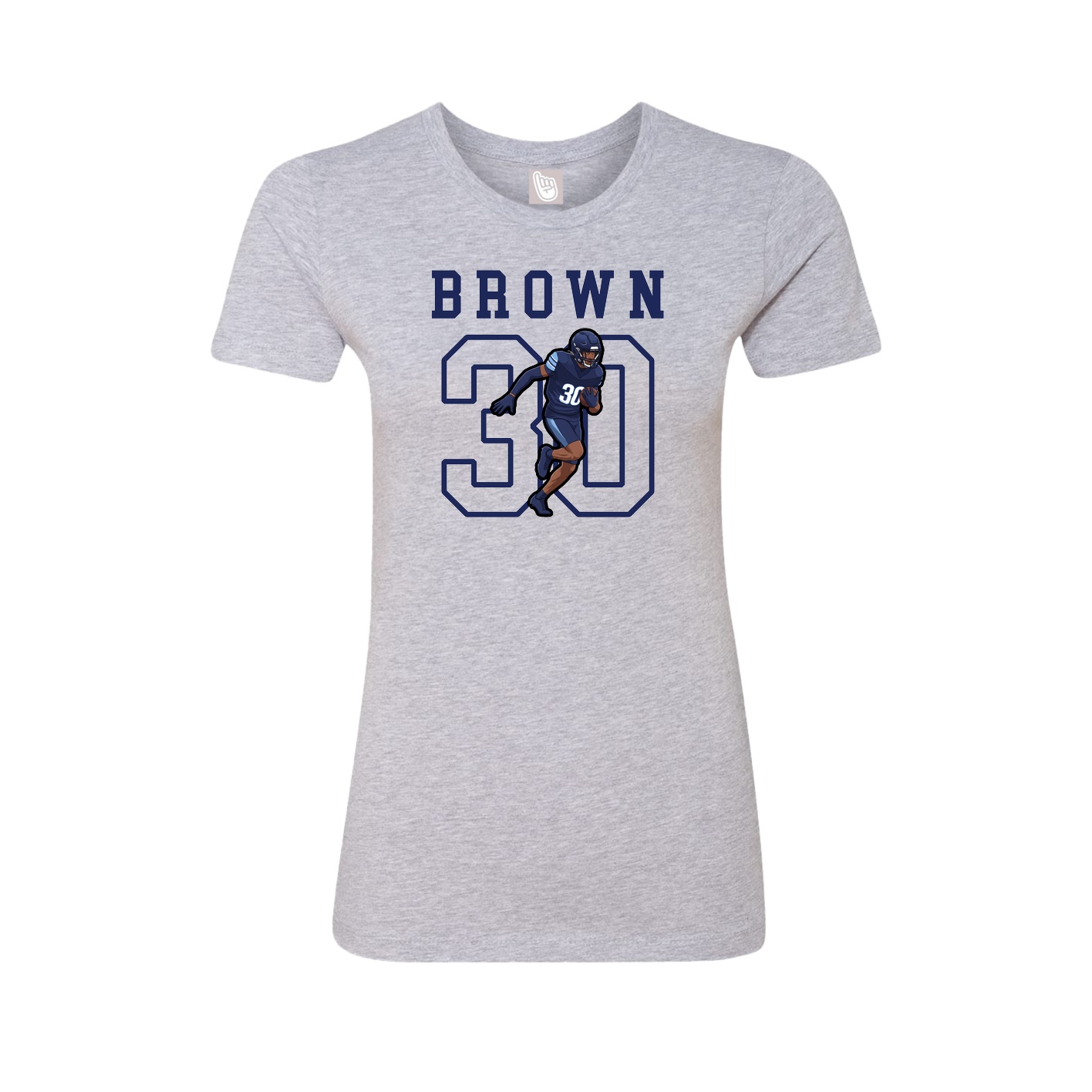 Fitted Women's Tee — Shirsey in Grey