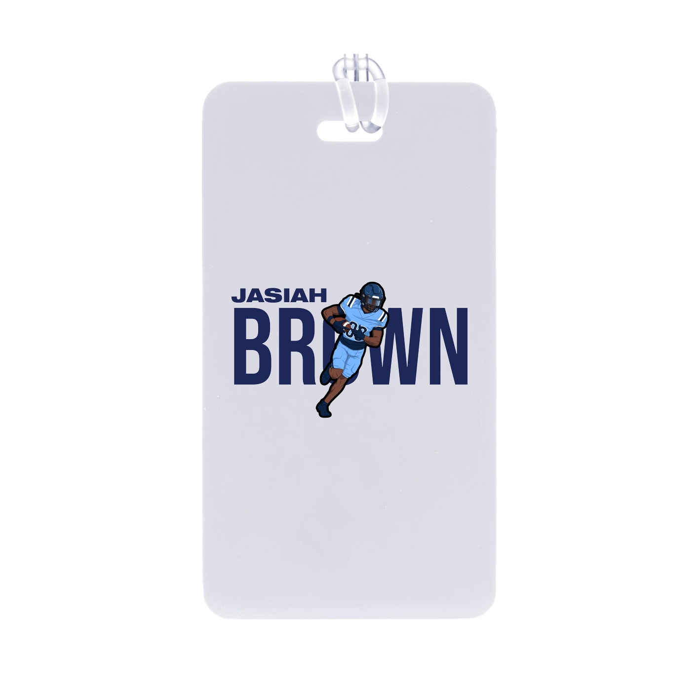 Bag Tag — Player Name in Classic