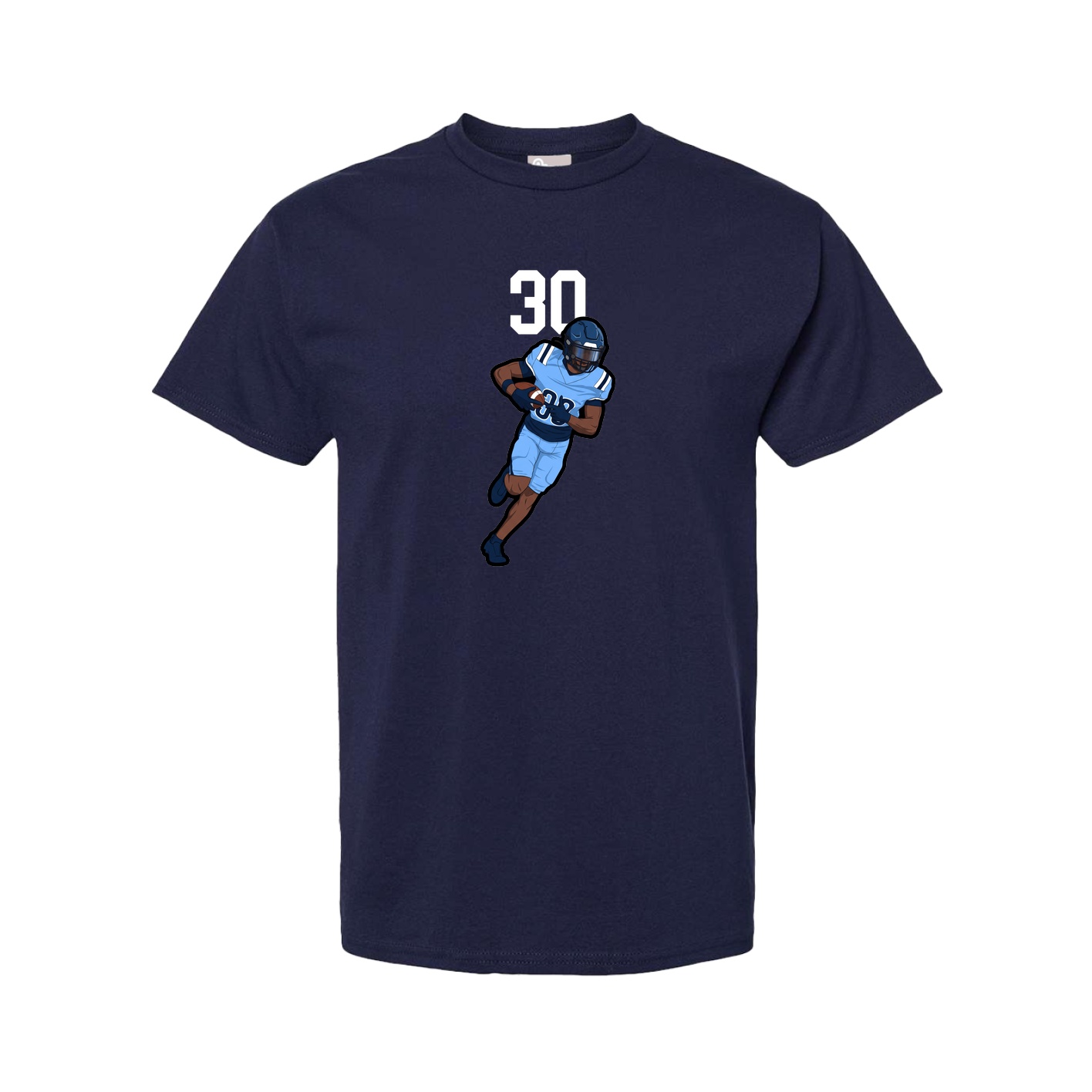 Youth Tee — Number Top in Navy