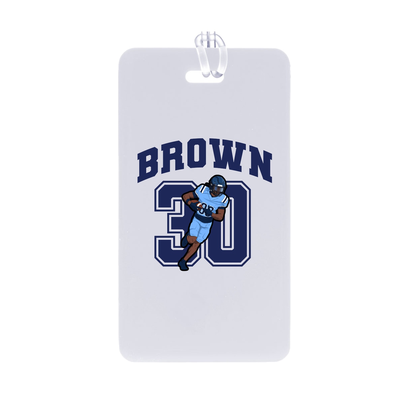 Bag Tag — Number in Classic