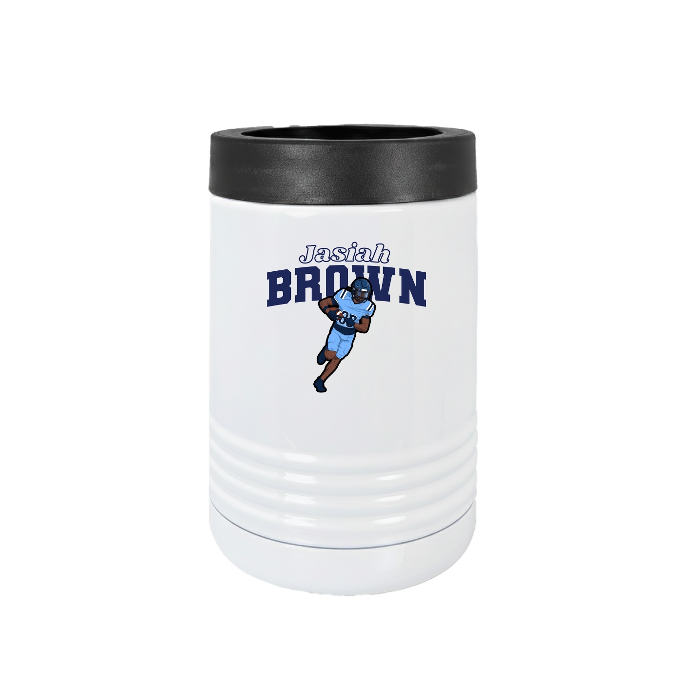 Beverage Holder — Name Arch in White