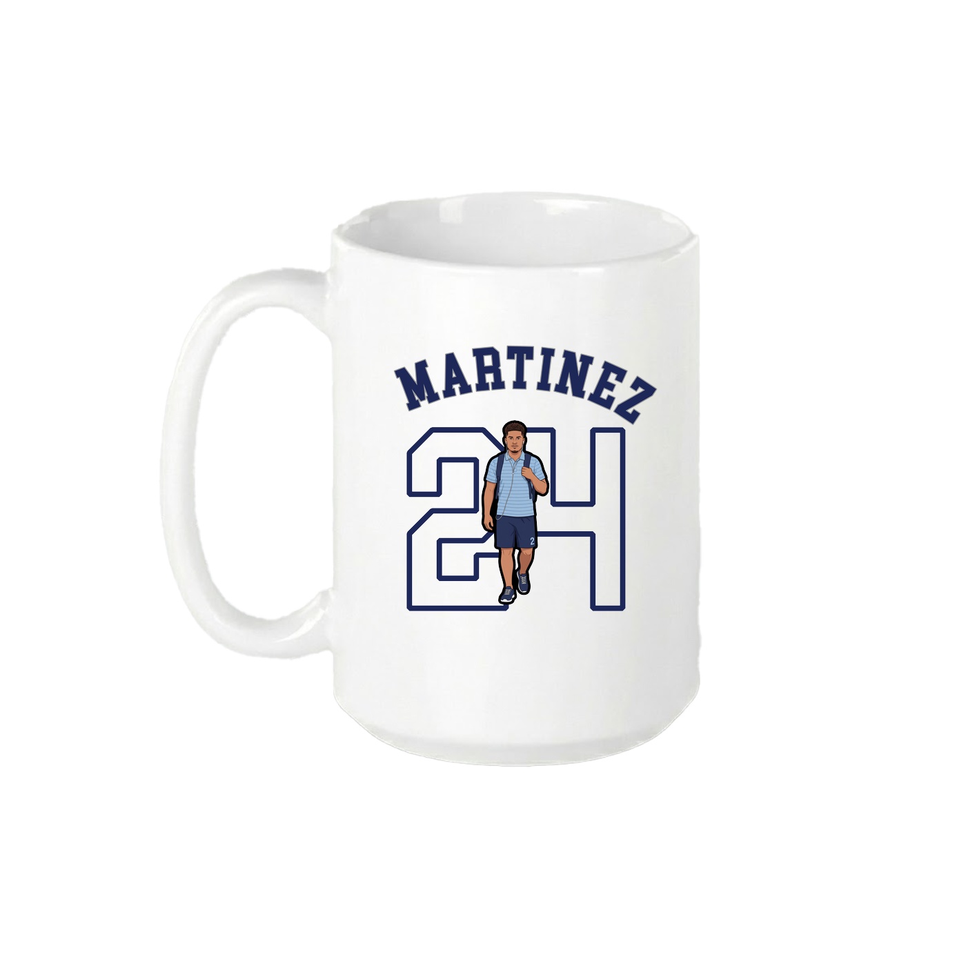 15oz Coffee Mug — Shirsey Arch in White