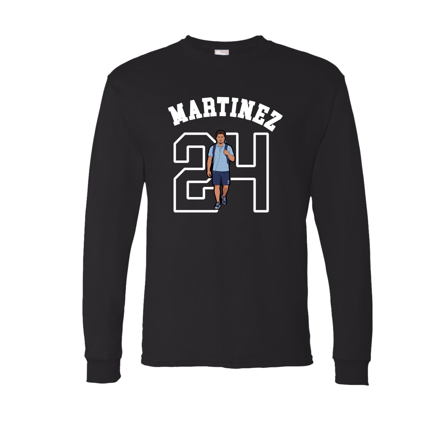 Long Sleeve Tee — Shirsey Arch in Black