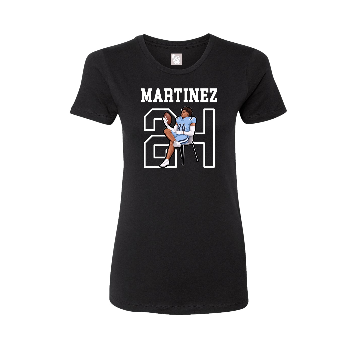 Fitted Women's Tee — Shirsey in Black